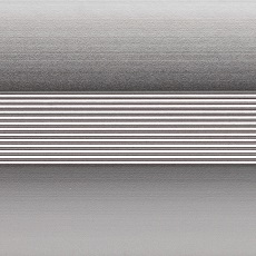 Кант алюминиевый полукруглый, 40 мм алюминий