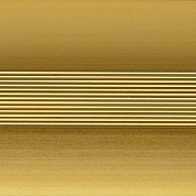Стык (порожек) алюминиевый универсальный, 28 мм золото