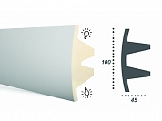 Карниз для LED подсветки Tesori KF503 FLEXI лепнина из полиуретана