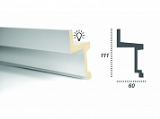 Карниз для LED подсветки Tesori KF705 лепнина из полиуретана